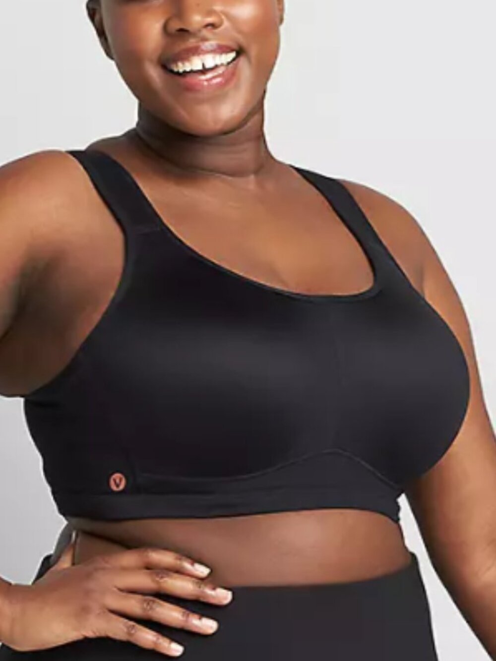Black LIVI High-Impact Wicking Underwire Sports Bra 40H